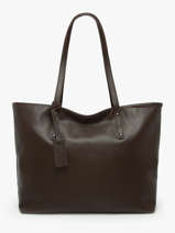 Schoudertas A4 Formaat Caviar Leder Milano Bruin caviar CA19111N